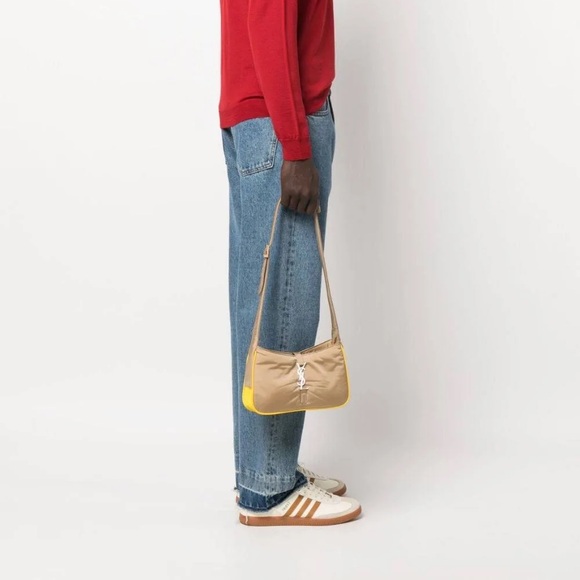 Saint Laurent YSL 5 À 7 Econyl Hobo Shoulder Crossbody Bag Purse - Picture 3 of 16